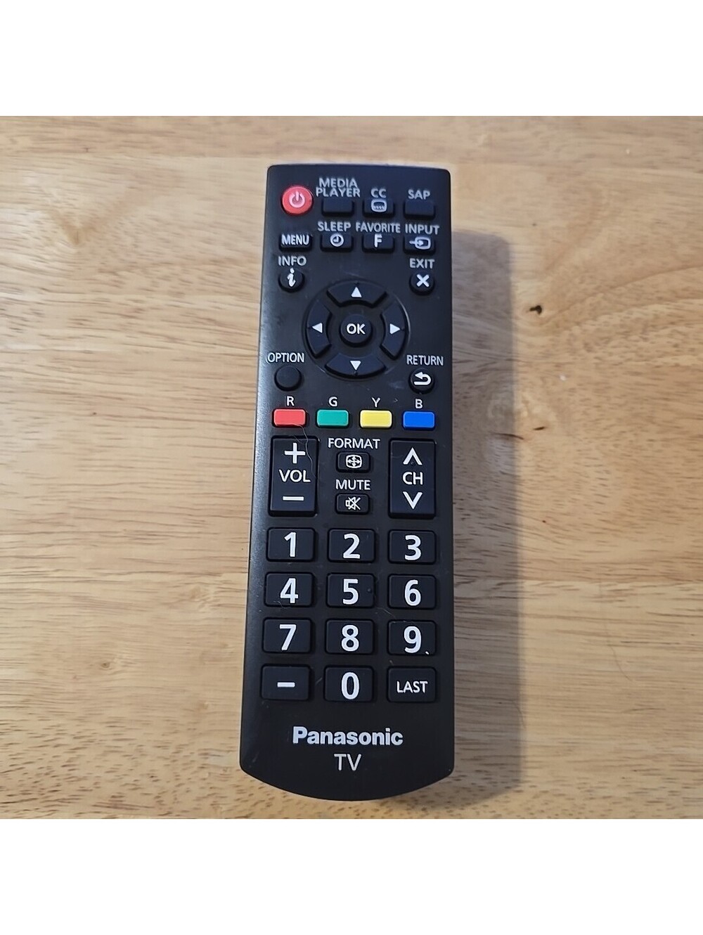 Original Panasonic N2QAYB000820 TV Remote Control RTN2QAYB000820 TCP50X60